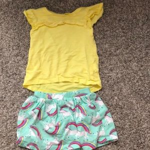 Infant shirt and skort